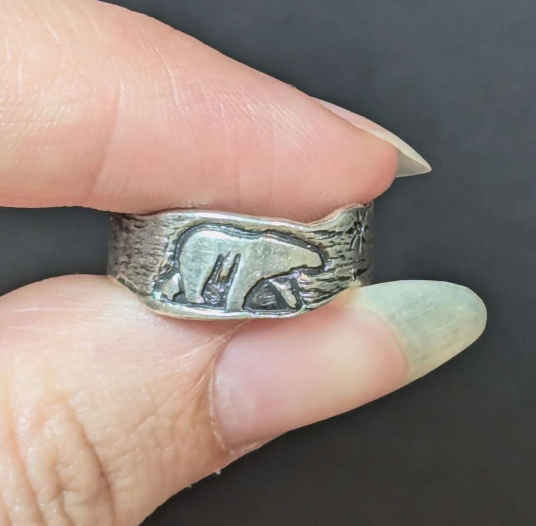 vintage estate jewelry: Native American ring (1 of 6)