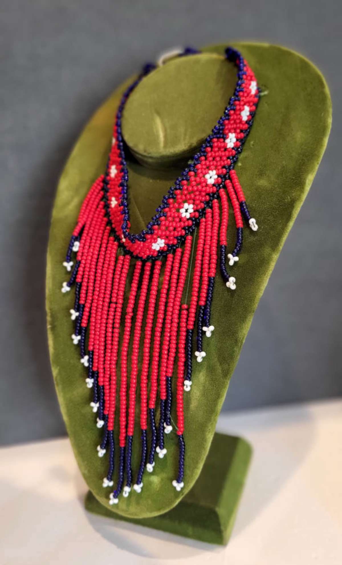 vintage estate jewelry: African necklace (1 of 9)