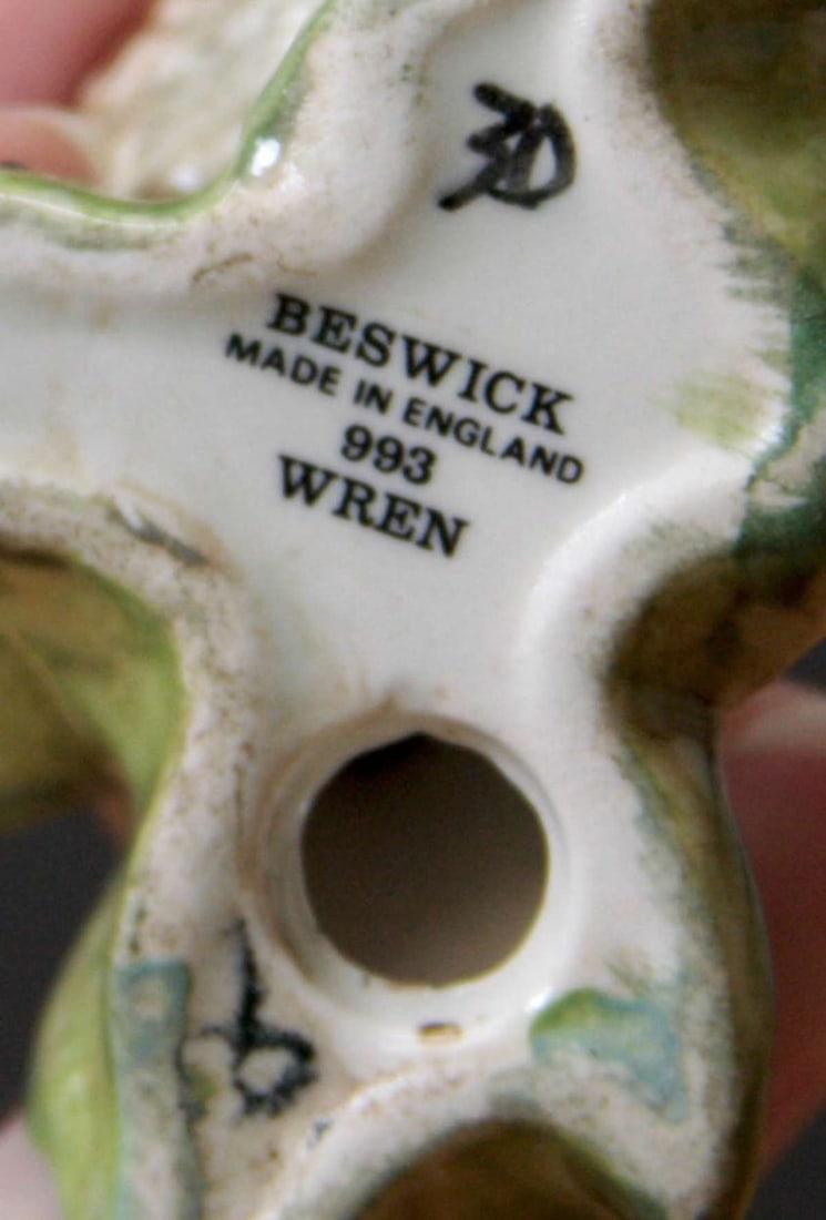 vintage English porcelain bird figural statues - 10