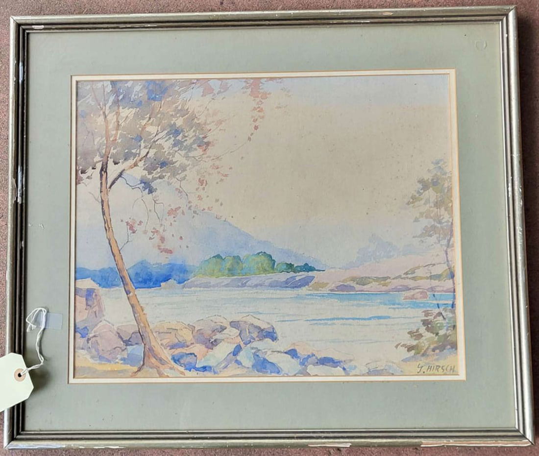 antique original watercolor by Stefan Hirsch (1 of 11)