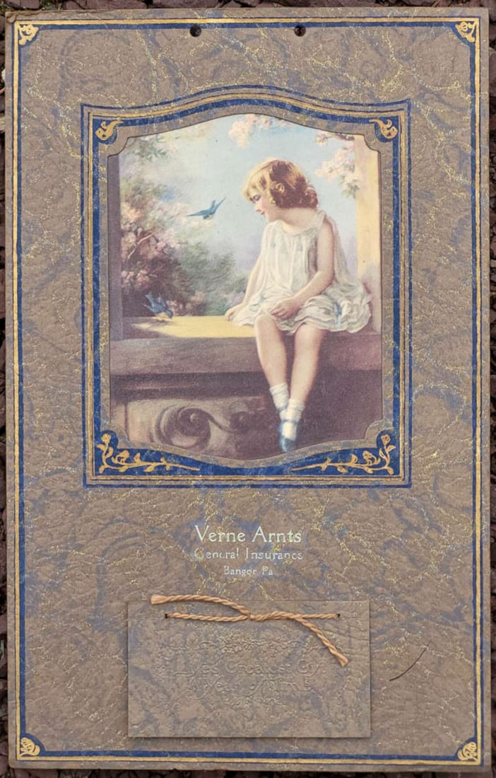 vintage die cut calendar (1 of 6)