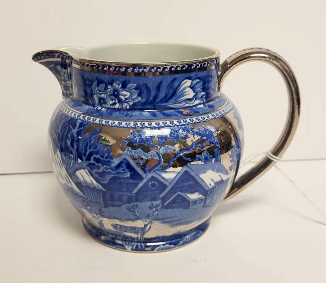 antique English Wedgwood porcelain pitcher (1 of 7)
