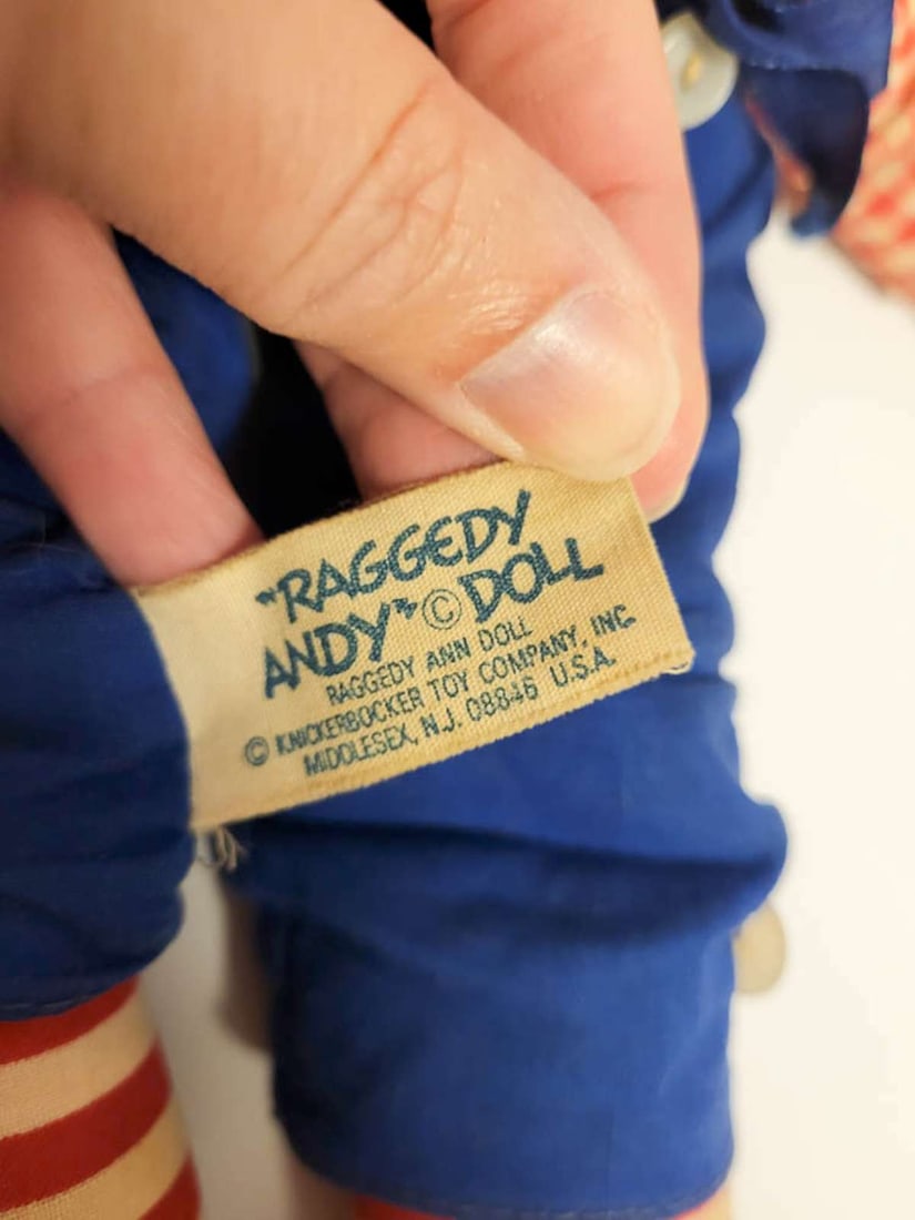 vintage cloth Raggedy Ann and Andy dolls - 10