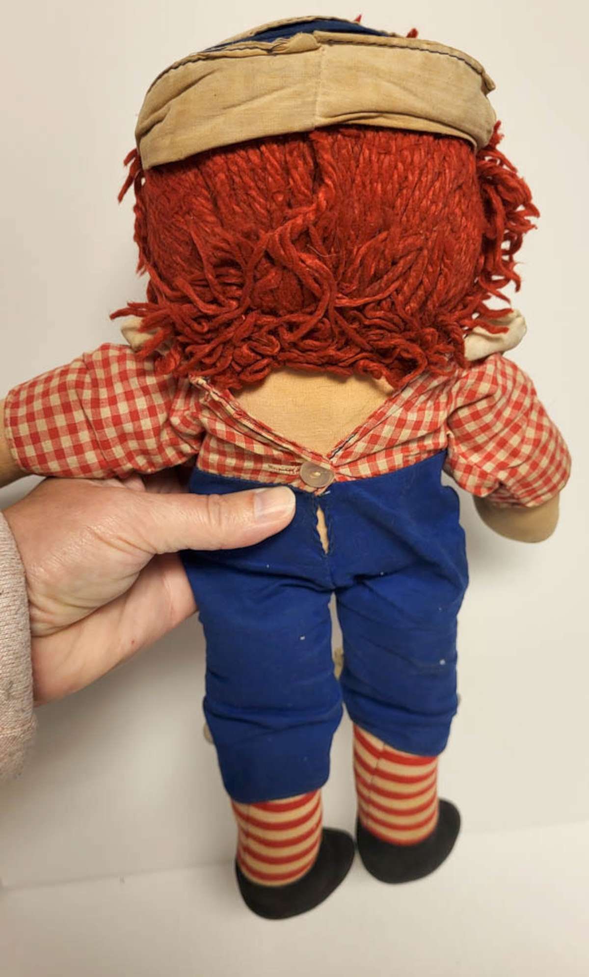 vintage cloth Raggedy Ann and Andy dolls - 9