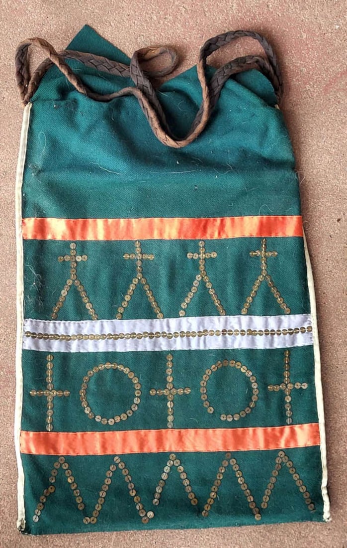 vintage home made purse or shoulder bag (1 of 5)