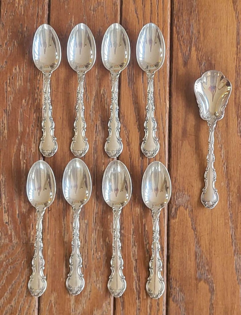 Sterling silver Gorham flatware - spoons (1 of 16)