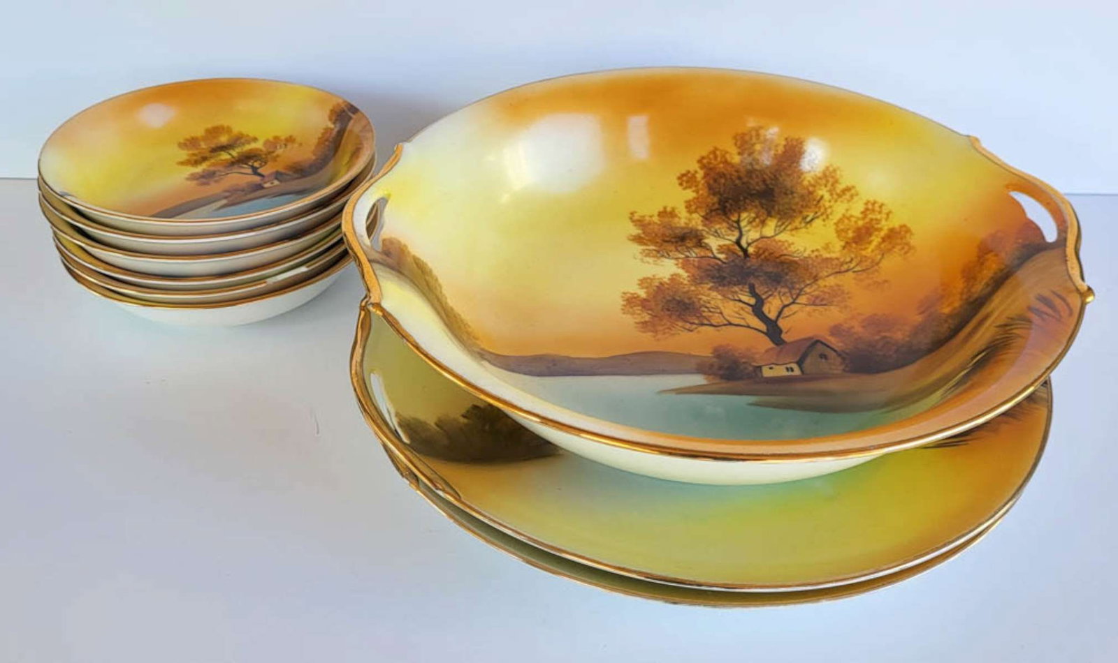 antique Japanese Noritake serving set (1 of 15)