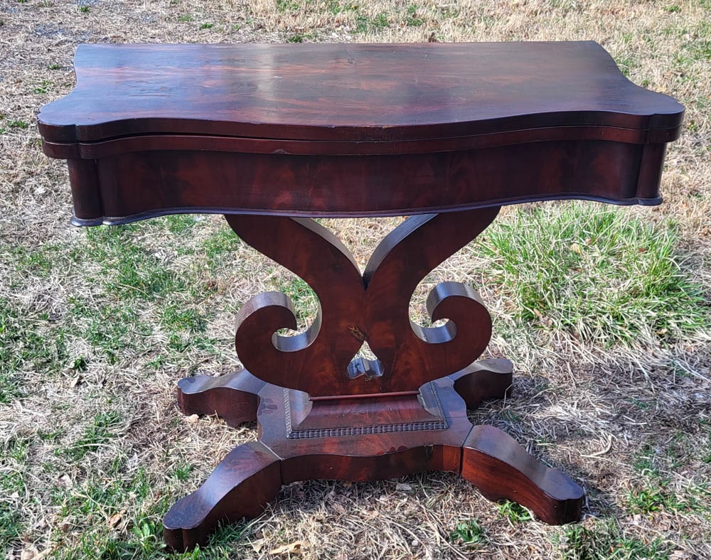 antique Empire gaming table (1 of 11)