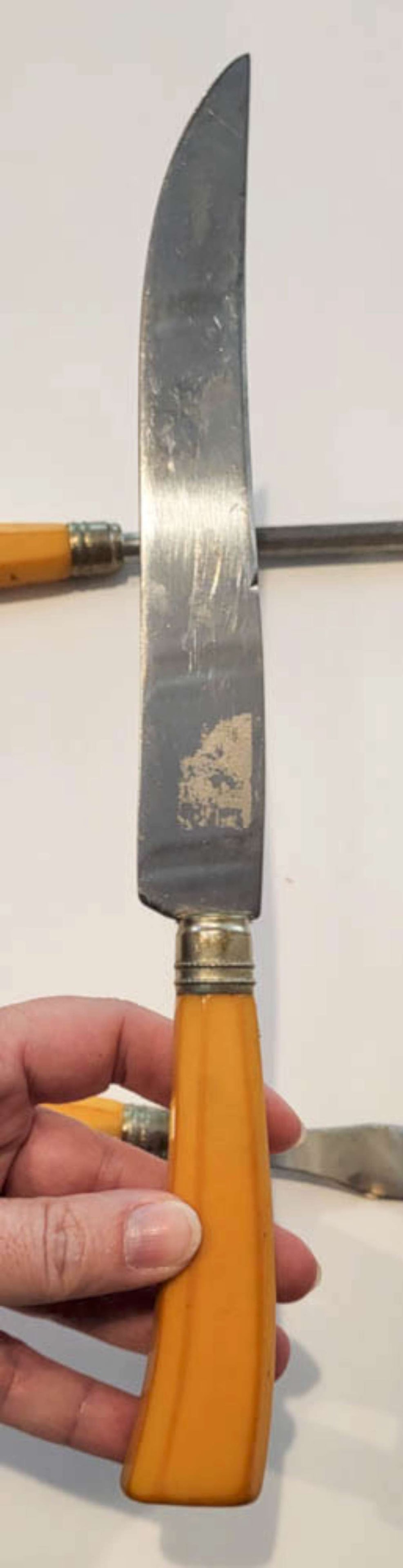 vintage Bakelite handled serving set - 6