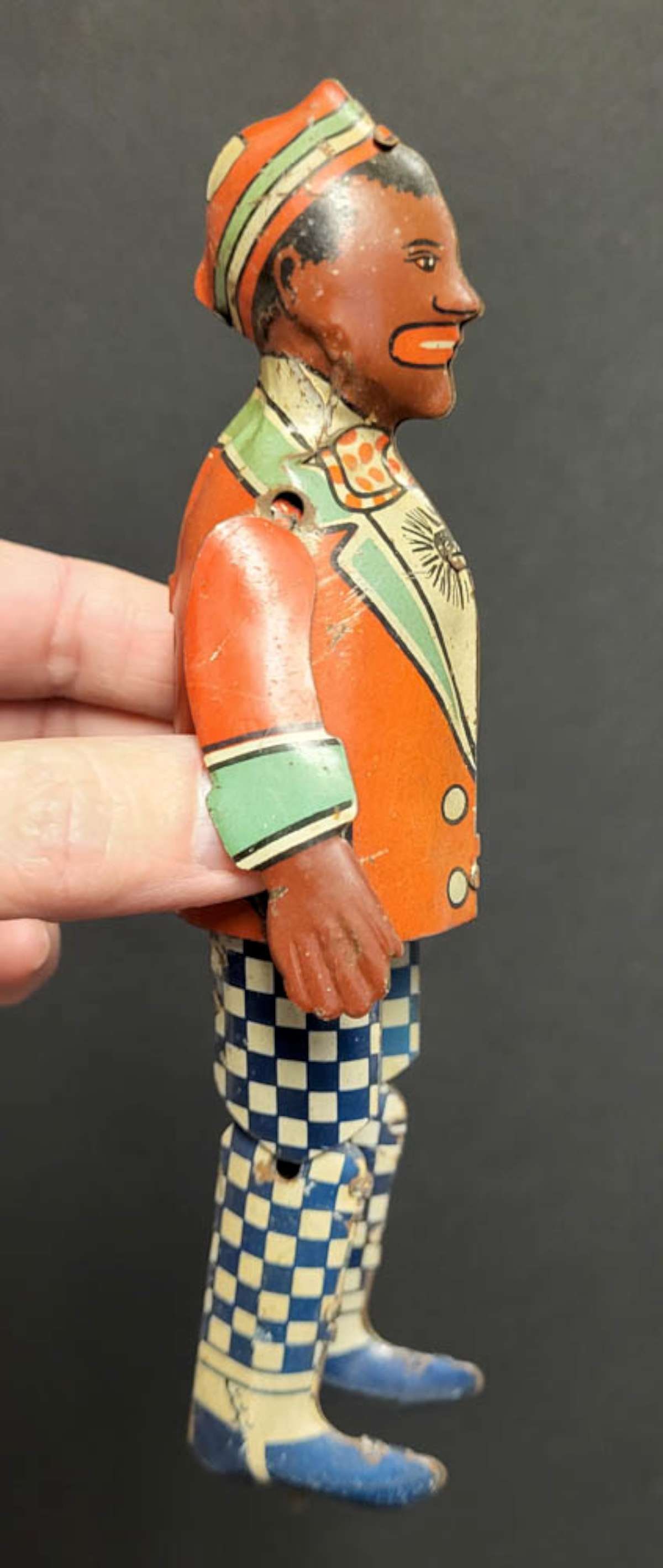 RARE Marx tin litho Black Americana toy (1 of 6)