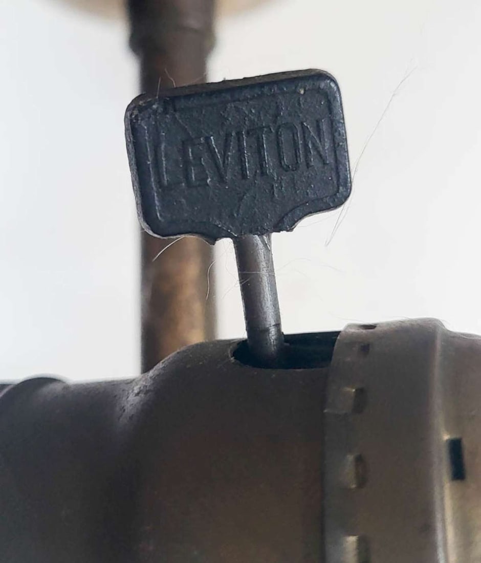 antique marble DEVIL design table lamp - 5