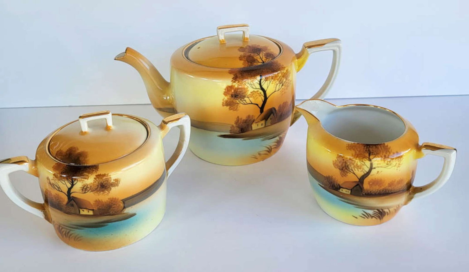 antique Japanese Noritake tea set (1 of 8)