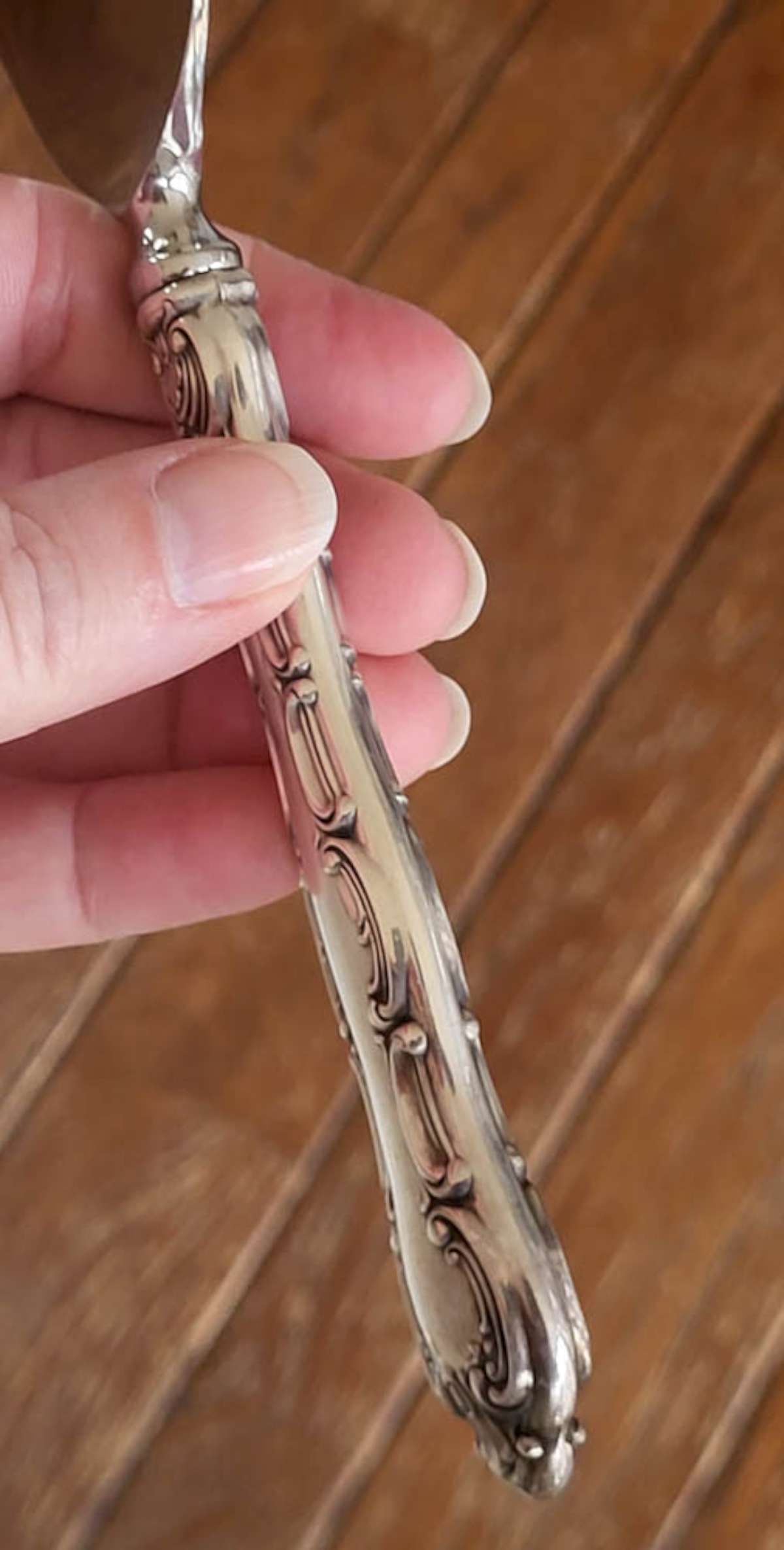 Sterling silver Gorham flatware - cake knife - 5