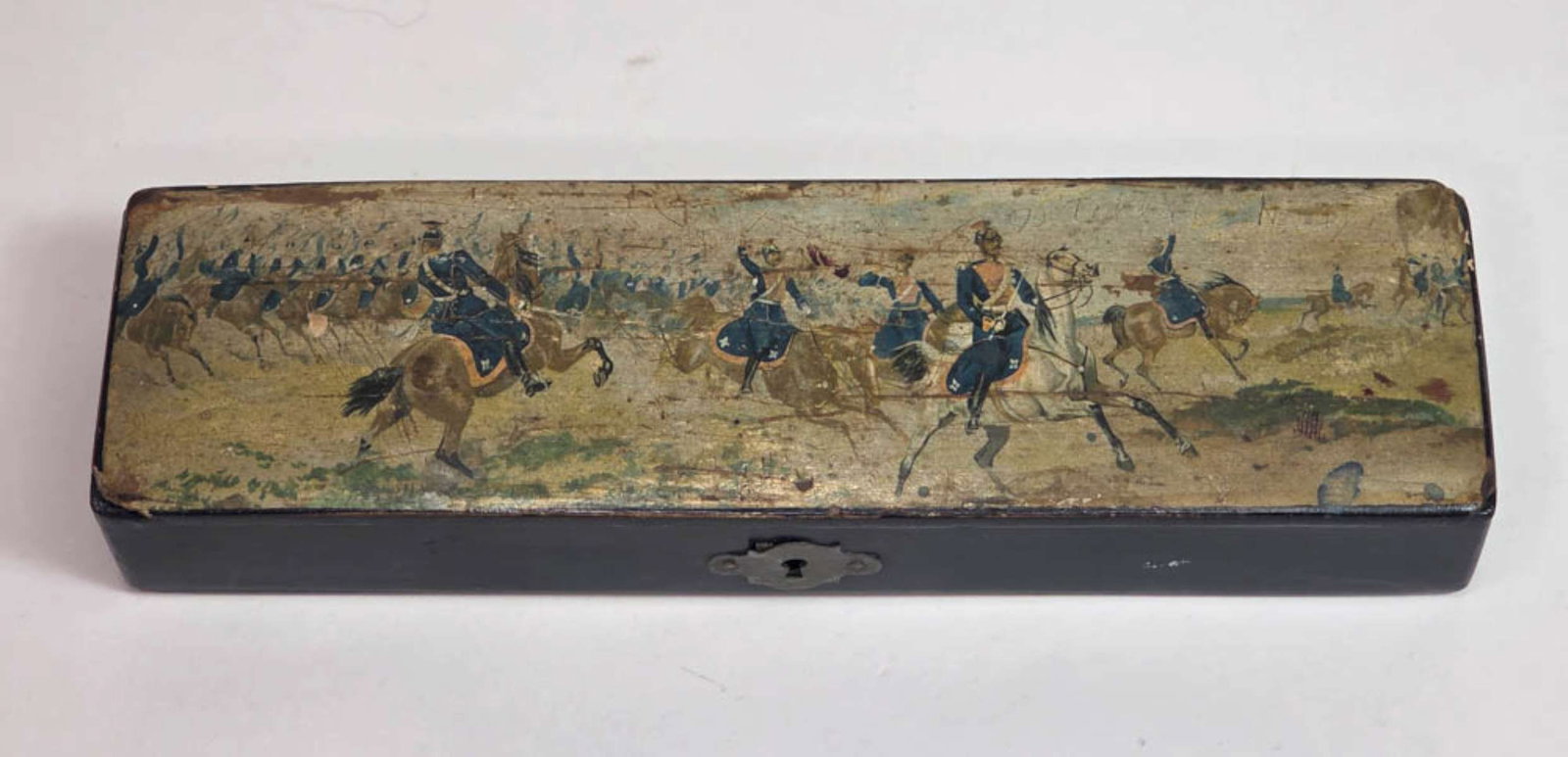 antique Civil War Era wooden box (1 of 12)
