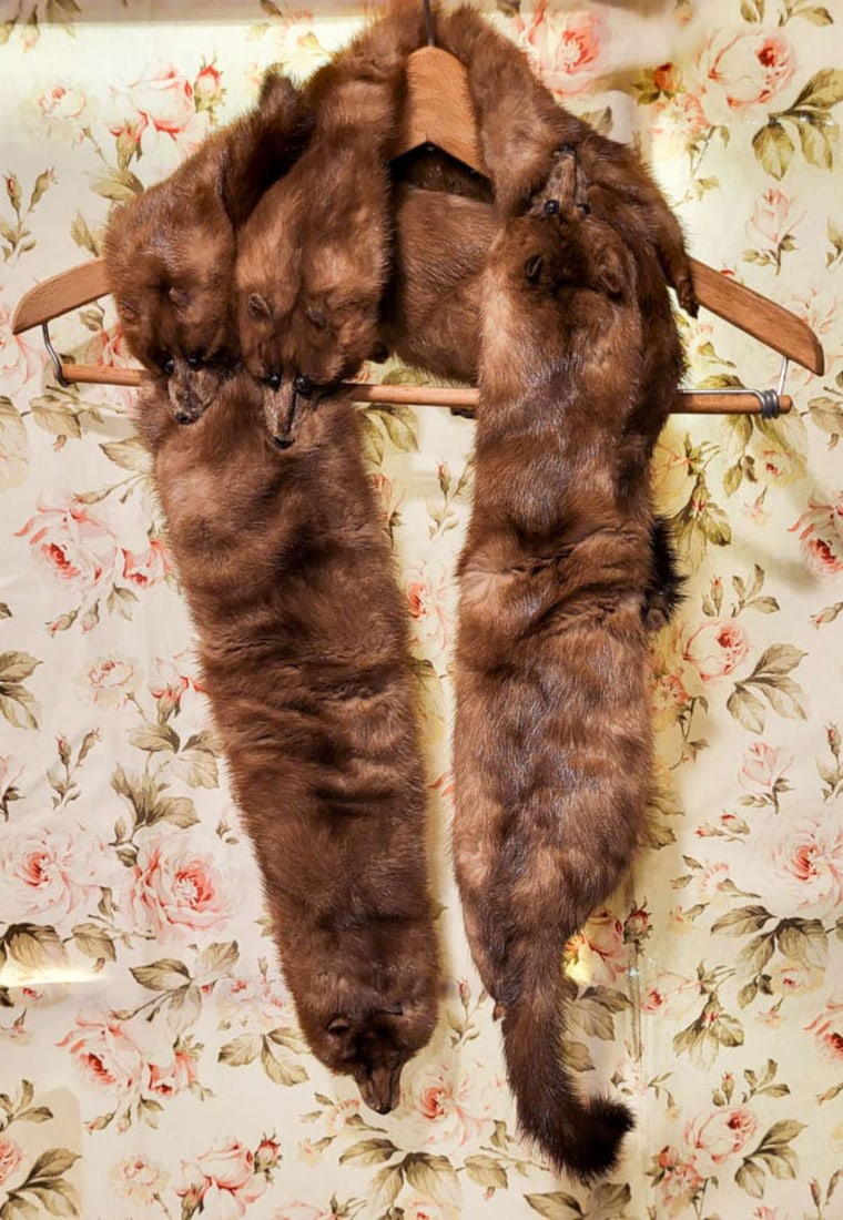 vintage Mink fur stole or wrap (1 of 7)