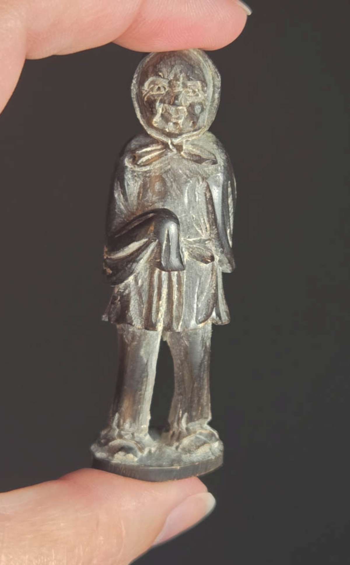 antique Asian carved stone object (1 of 9)