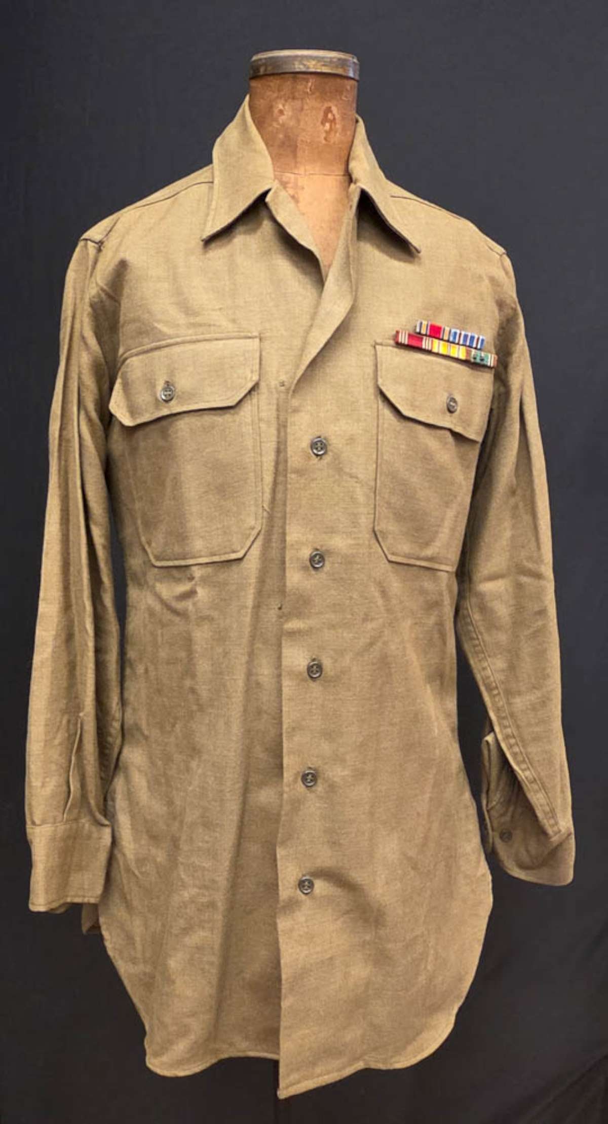 vintage WWII wool shirt (1 of 9)