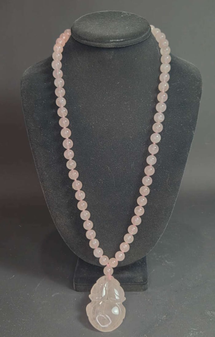 vintage estate jewelry: Quartz necklace (1 of 5)