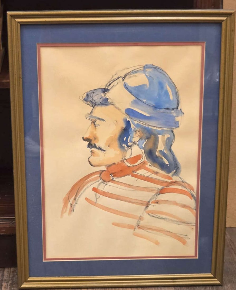 original framed painting Pennsylvania artist (1 of 10)