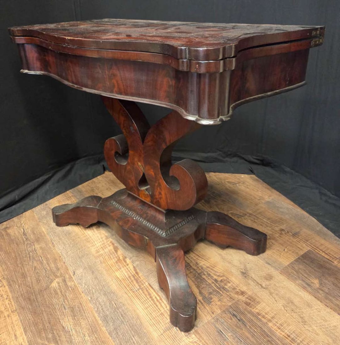 antique Empire gaming table (1 of 14)