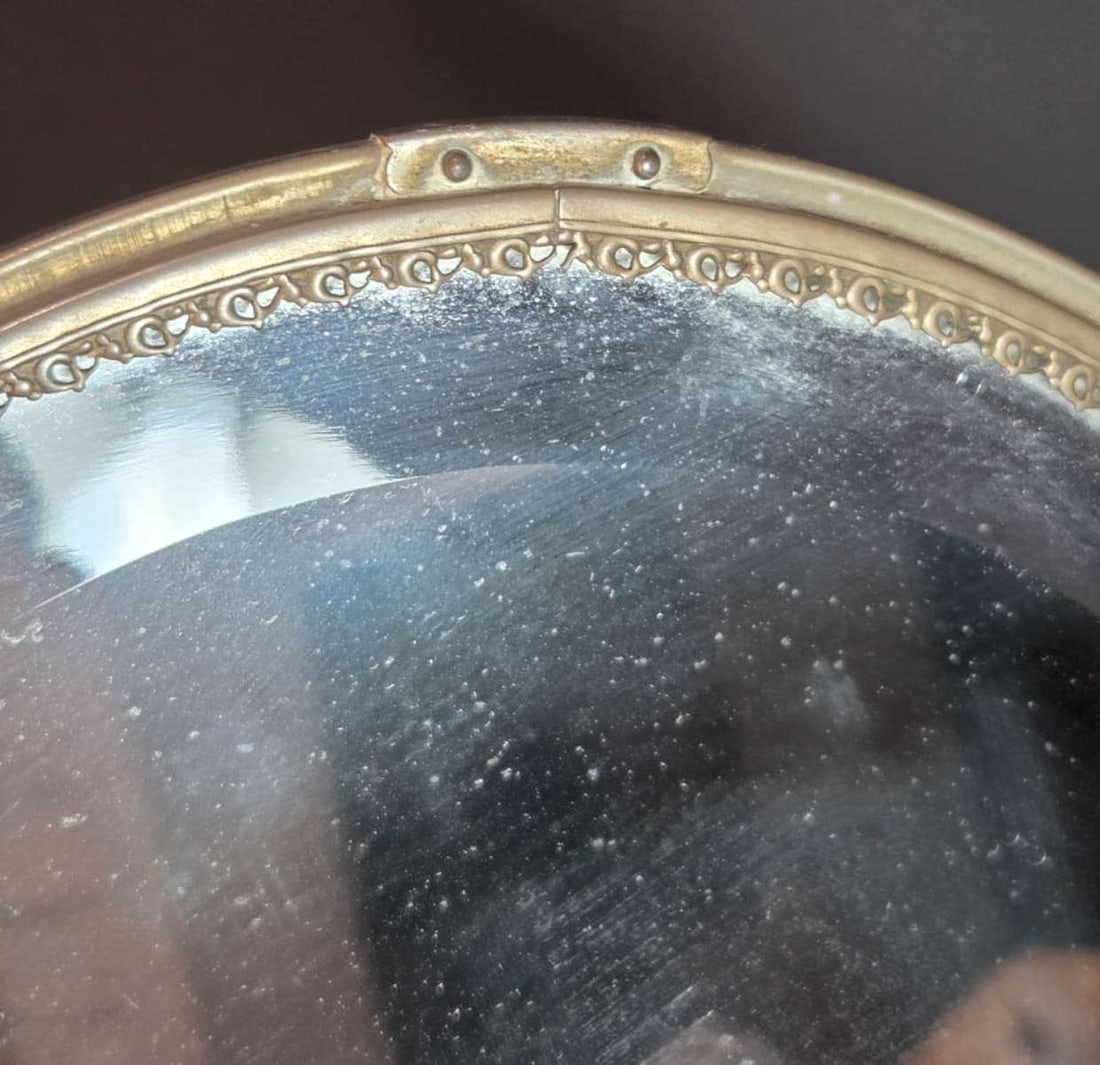 antique tabletop mirror - 3
