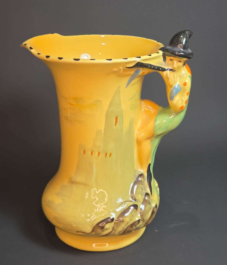 antique Burleighware pottery pitcher (1 of 10)