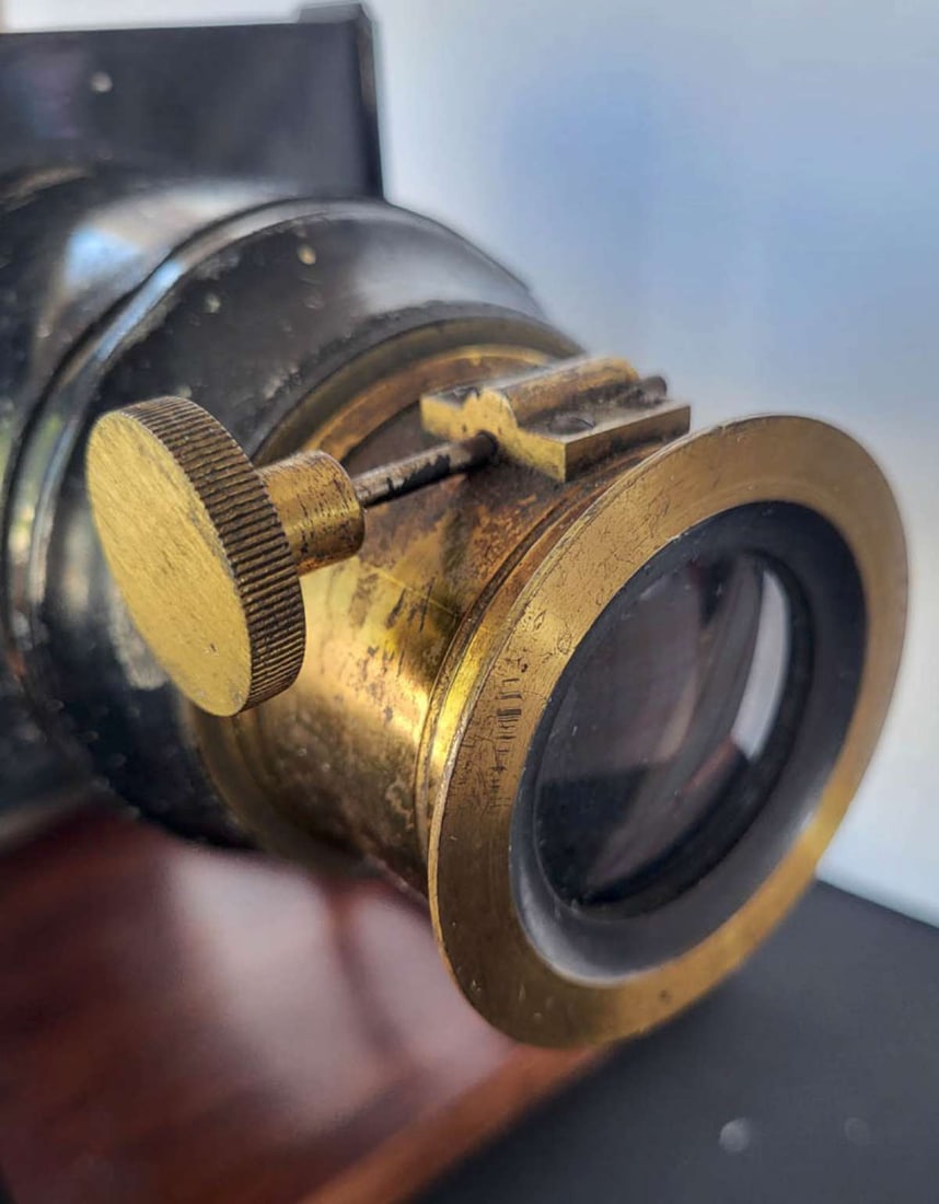 antique Magic Lantern slide projector - 2
