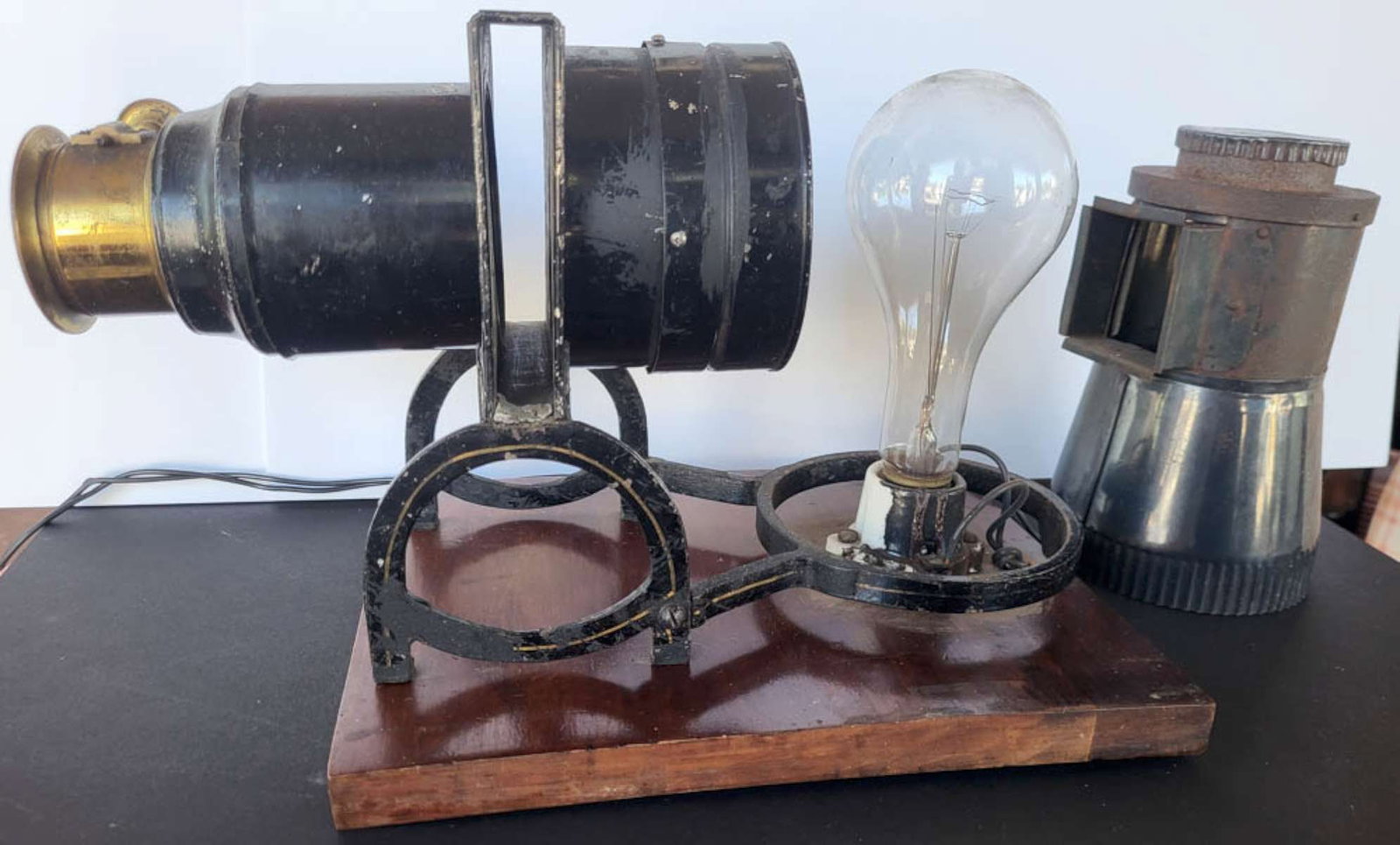 antique Magic Lantern slide projector - 9