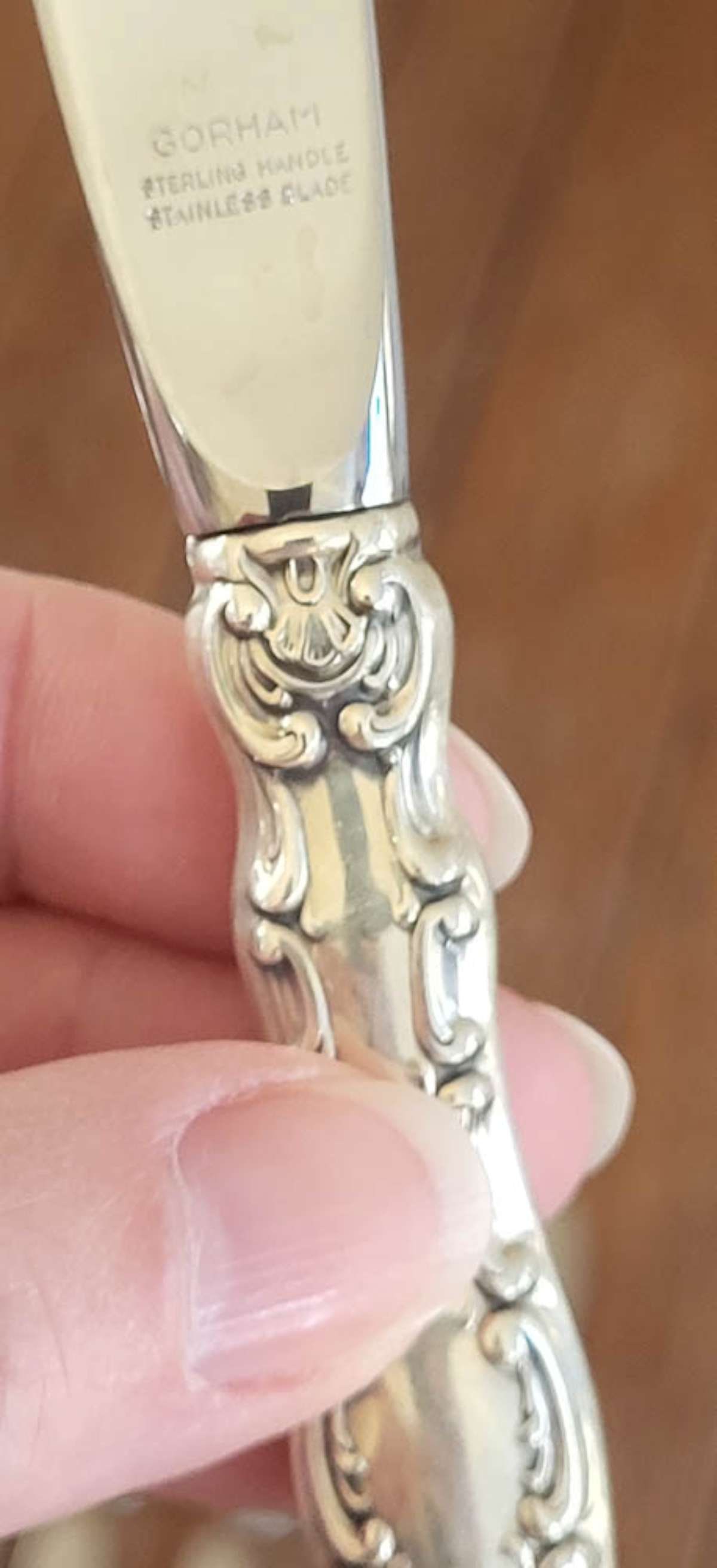 Sterling silver Gorham flatware - knives - 4