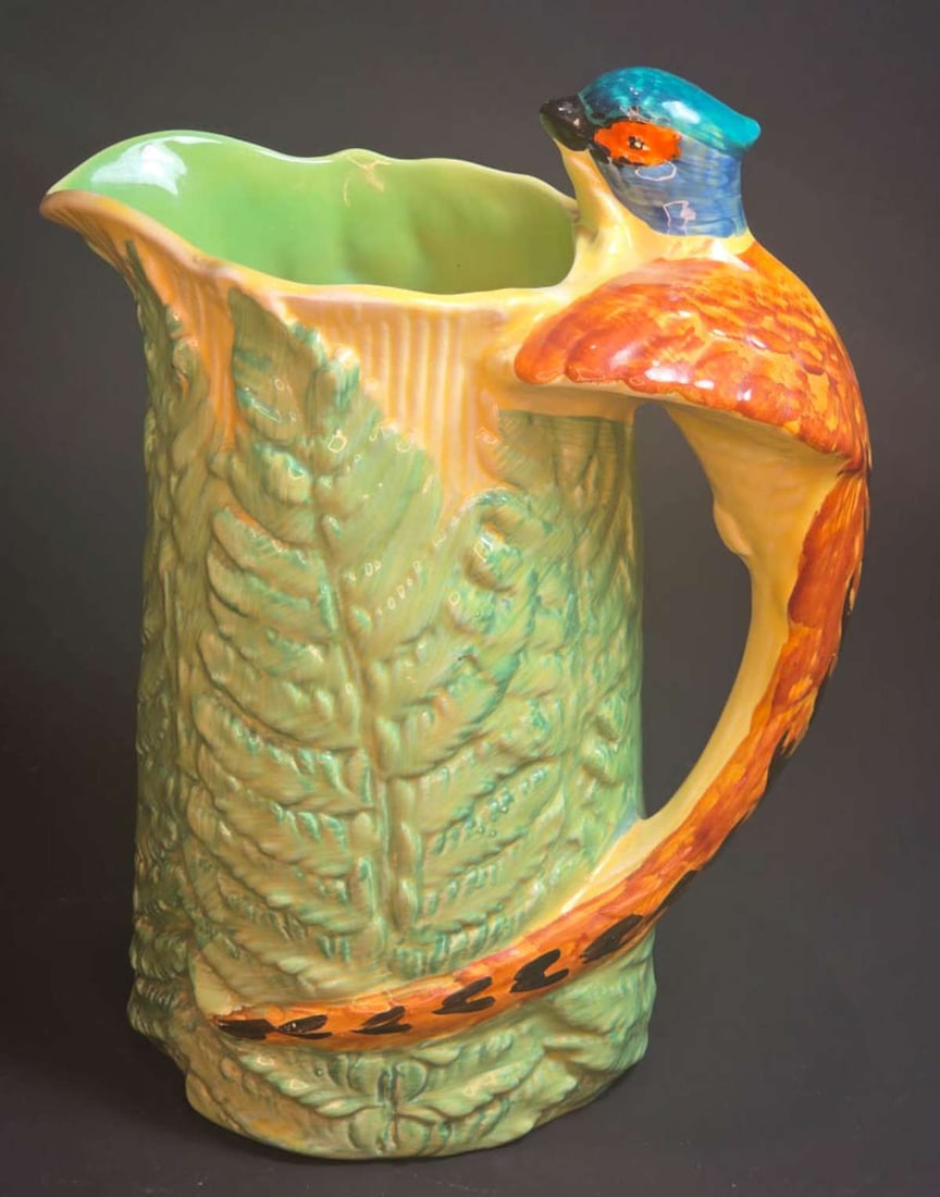 antique Burleighware pottery pitcher (1 of 9)