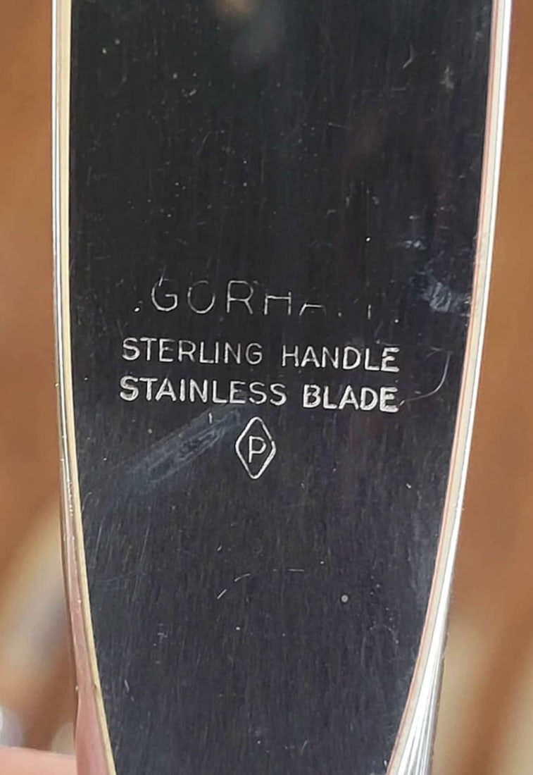Sterling silver Gorham flatware - knives - 8