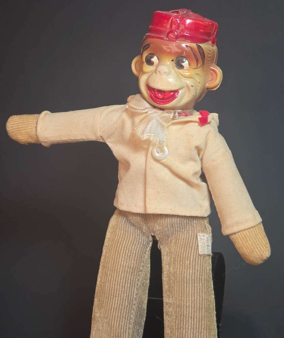 vintage plastic monkey doll - 2