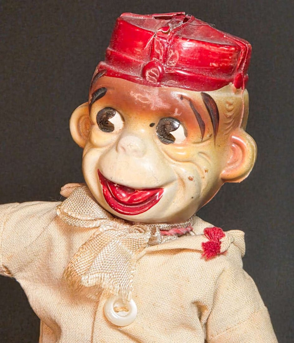 vintage plastic monkey doll - 3