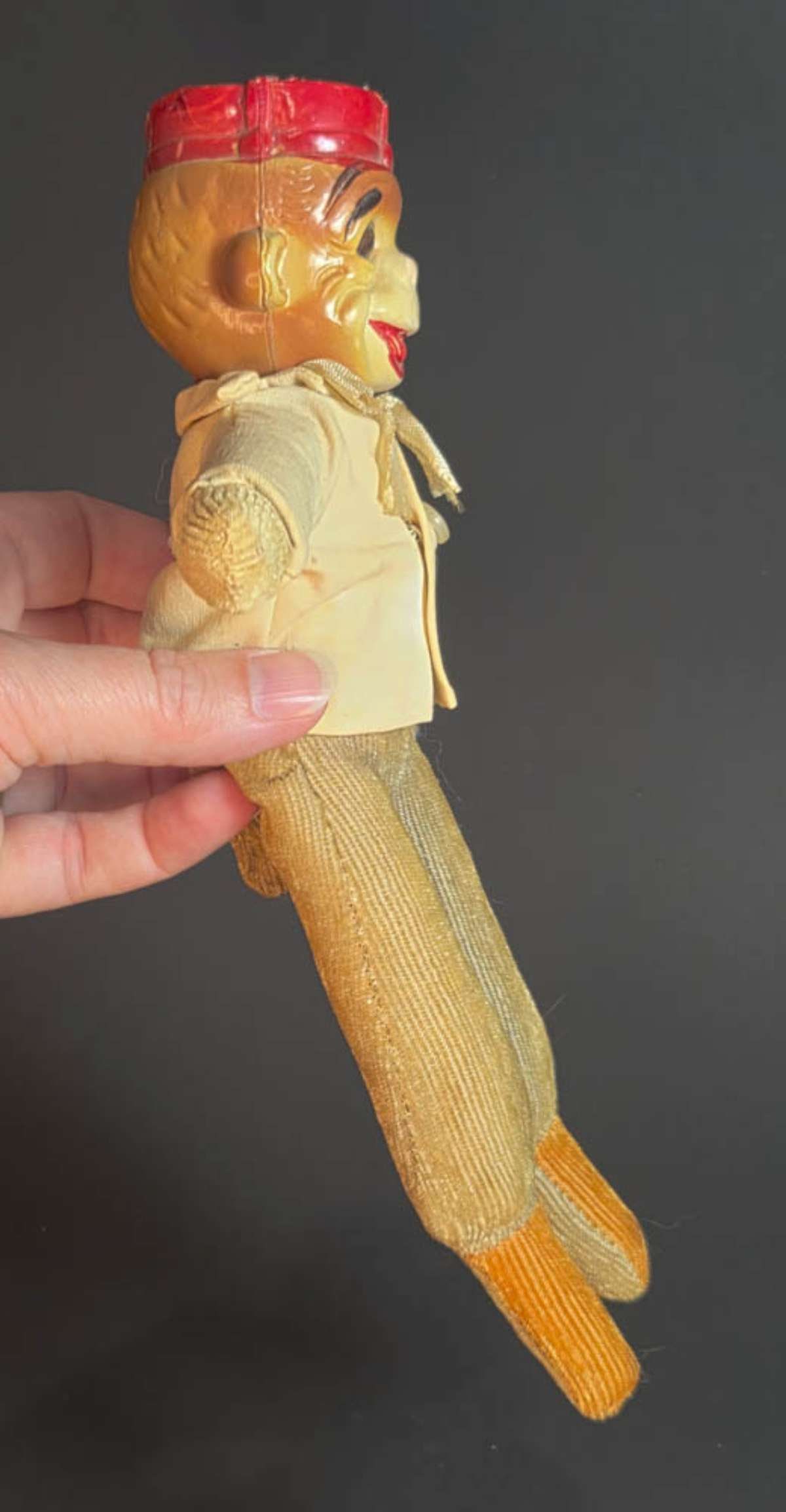 vintage plastic monkey doll - 8