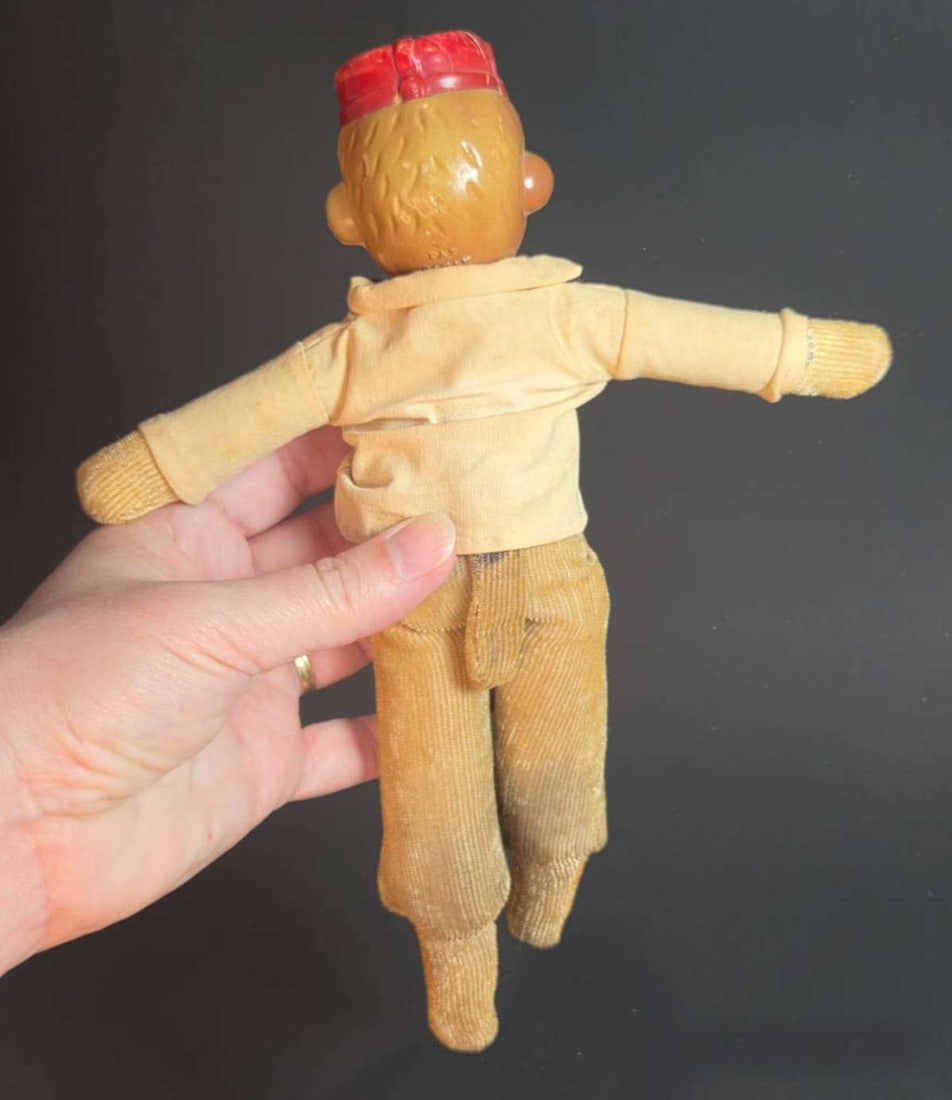 vintage plastic monkey doll - 9