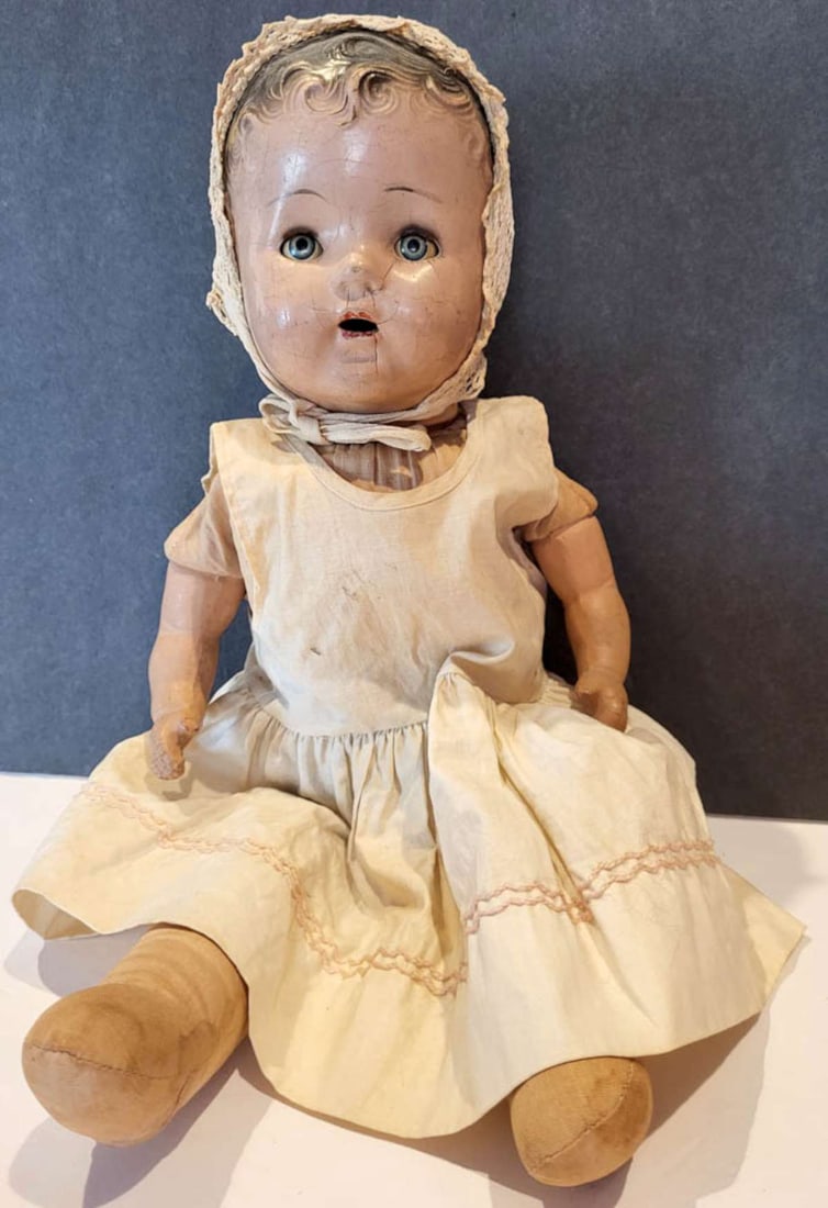 vintage composition head baby doll (1 of 9)