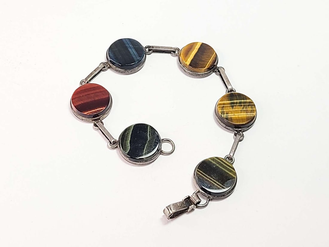 vintage estate jewelry: gemstone bracelet (1 of 7)