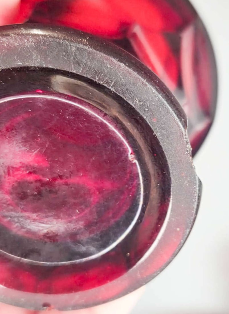 MCM Anchor Hocking Georgian Ruby glassware - 7
