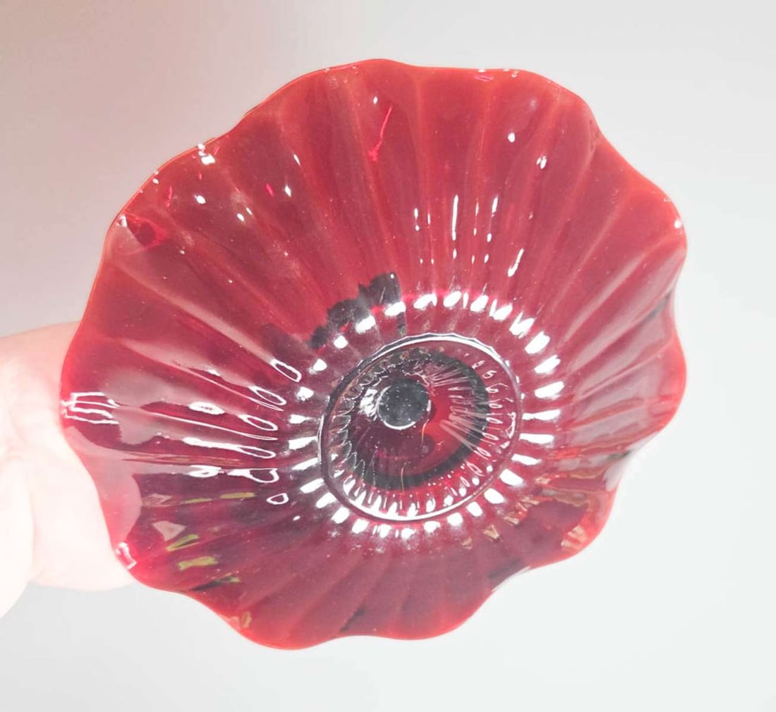 MCM Anchor Hocking Royal Red Ruby dish - 4
