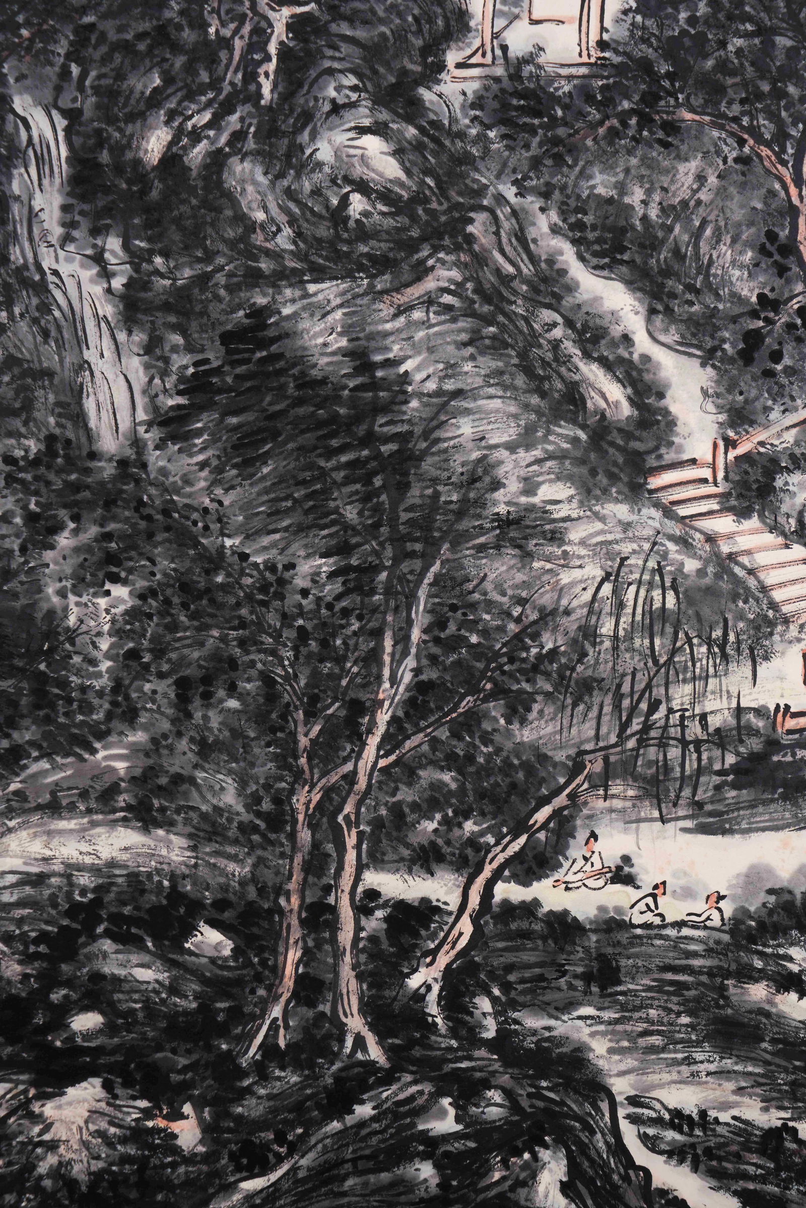 HUANG BINHONG 黃賓虹 LANDSCAPE SCROLL PAINTING - 8