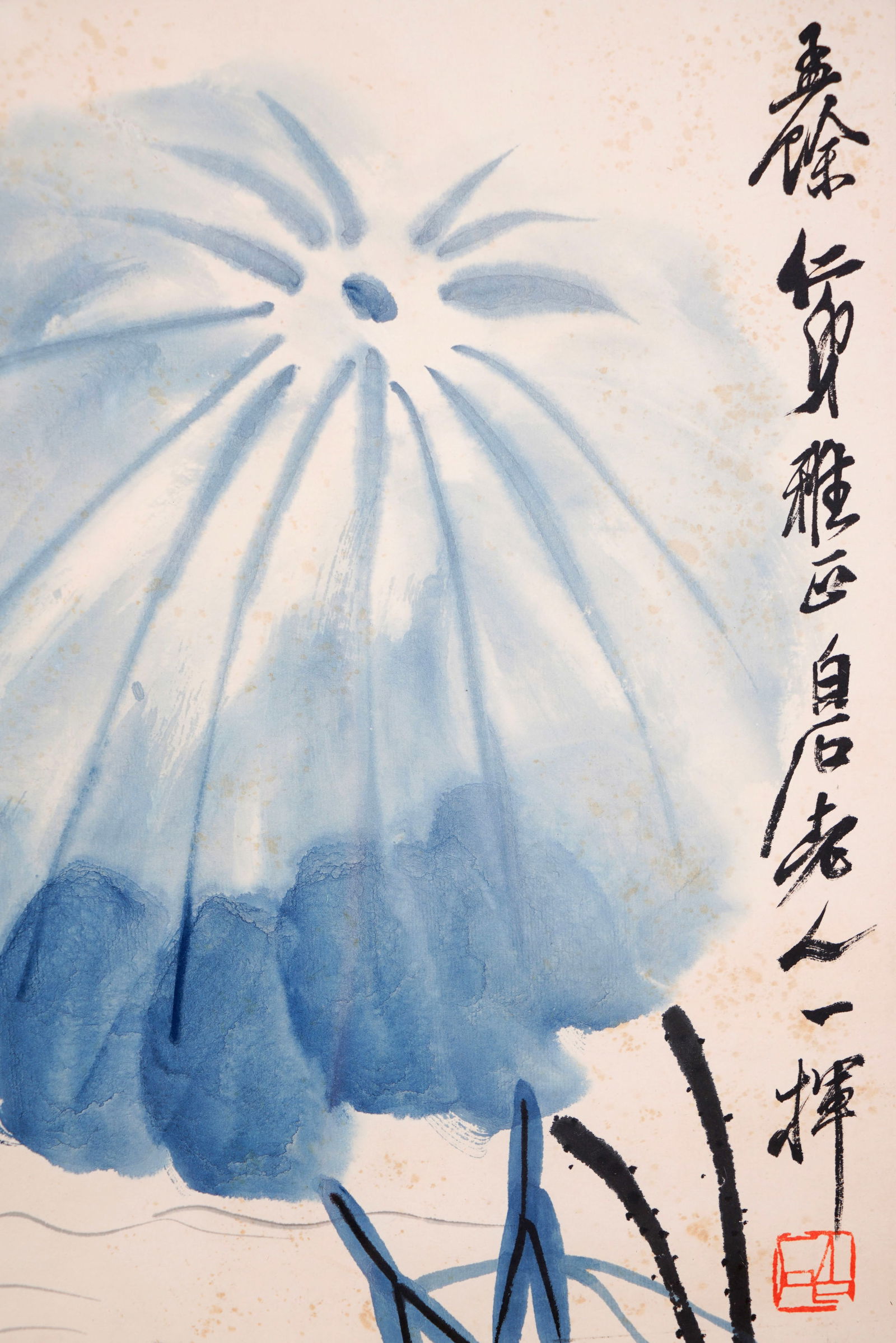 QI BAISHI 齊白石 LOTUS FRAME PAINTING - 3
