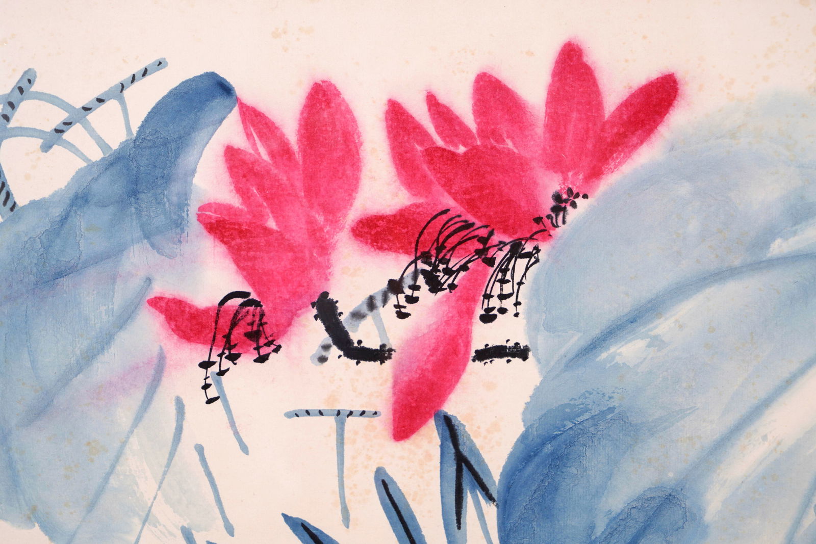 QI BAISHI 齊白石 LOTUS FRAME PAINTING - 4