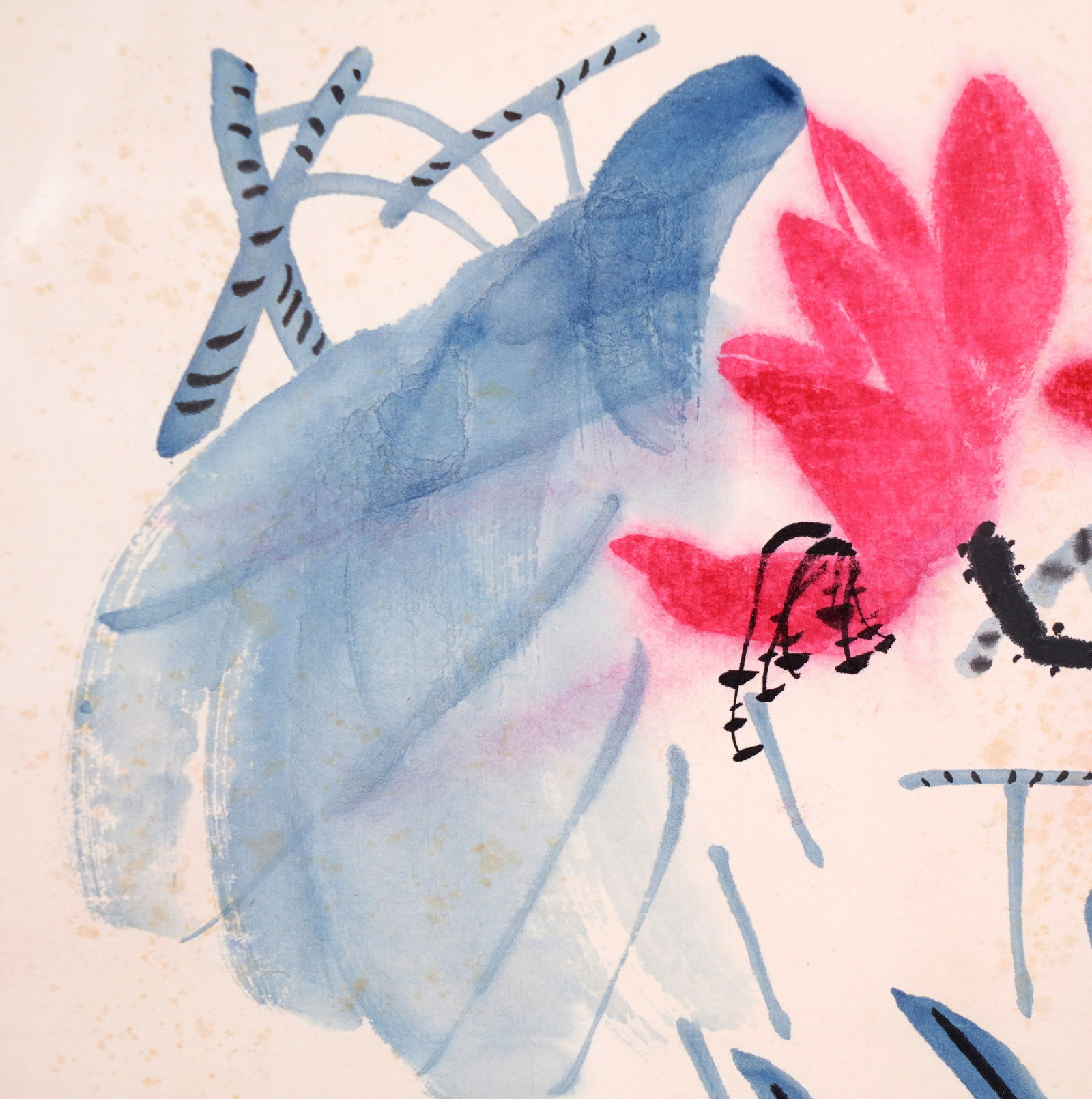 QI BAISHI 齊白石 LOTUS FRAME PAINTING - 5