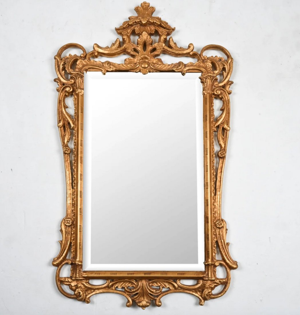 Friedman Brothers Gilt Gold Rococo Style Mirror (1 of 11)