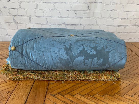 Custom Peter Marino KING Bed Coverlet - Silk Double Sided - Made In France - Purchased For $5000.00 (1 of 10)