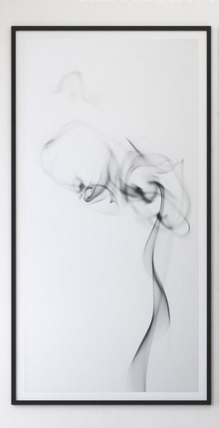 Restoration Hardware Vicente Franco Large Wall Art Black and White Photograph "Smoke" Collection (1 of 3)