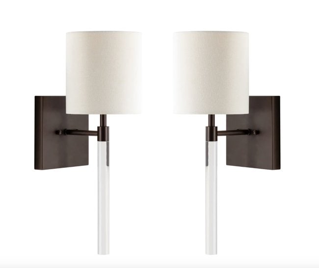 Pair of Brand New Contemporary Wall Sconce Lights (1 of 3)