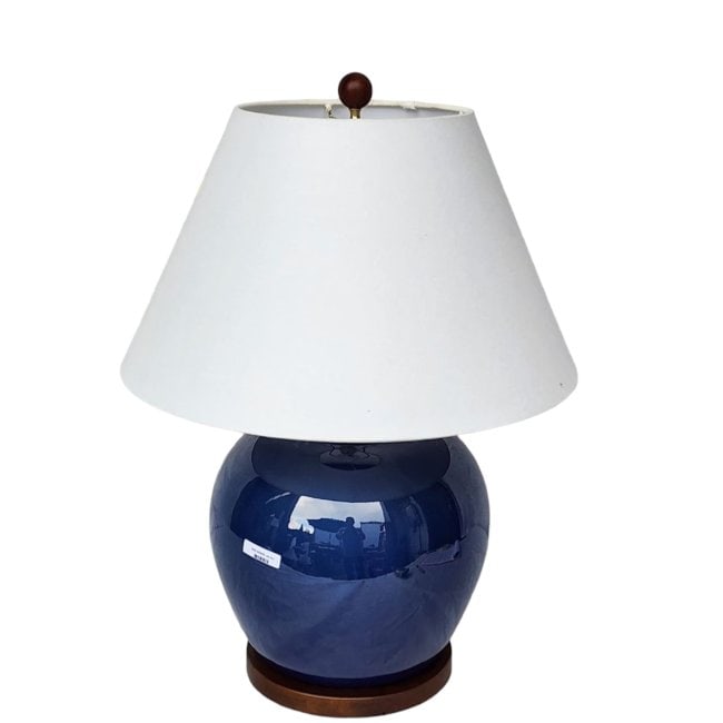 Ralph Lauren Cobalt Blue Table Lamp (1 of 3)
