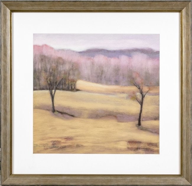 Original Signed Painting Framed of Abstract Landscape, Donna Grande (1 of 8)