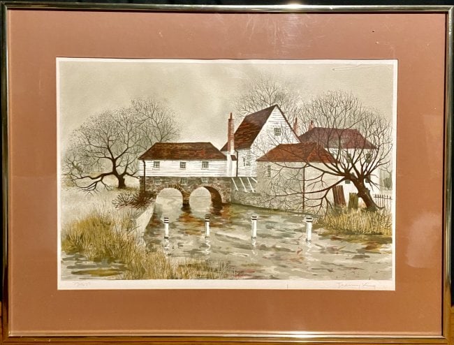 Jeremy King Scenic Lithograph Art English Countryside Signed Numbered 75/375 (1 of 6)